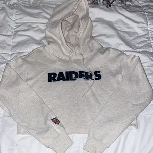 NFL Raiders Crop Hoodie